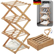 Faltbar holz schuhregal - holz,