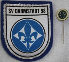 Fußball Football Aufnäher + Anstecknadel  DFB 2. BL LILIEN * SV DARMSTADT 98