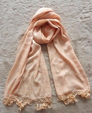 Schal Halstuch lachsfarben ca. 51x162cm