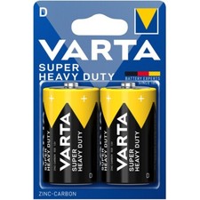 12 x Varta SuperLife Mono D MN1300 R20 LR20 1,5V Zink-Kohle Batterien Typ 2020