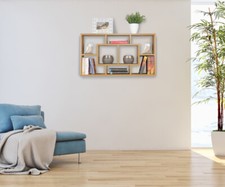 Wandregal PAOLA Holz Hängeregal Wandboard Holzregal Schweberegal Wand Deko Regal