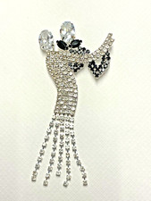 Schöne tanzende Paar Brosche