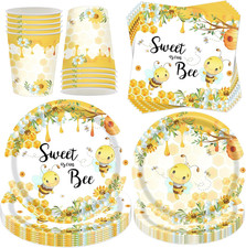 50 Stück Bienen Partygeschirr Kindergeburtstag