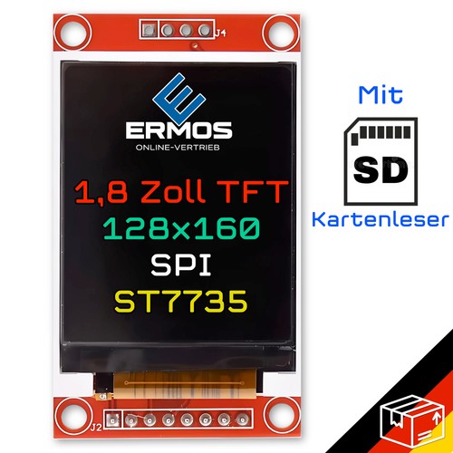 Tft lcd display spi 128 - 1,8",