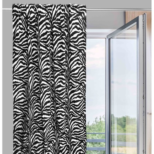 Zebra vorhang weiss - zebra,