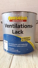 20€/L Consolan Ventilationslack 2,5L Holz Metall Renovier Metall Lack (A1362)