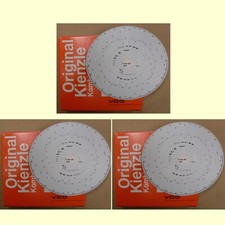 3x 100 Kienzle Tachoscheiben Diagrammscheibe Tacho Scheibe 125-24 EC 4K 125 km/h