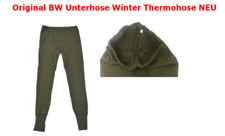 Original BW Unterhose Winter Thermohose oliv NEU