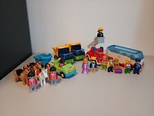 Playmobil 123 Set Reiterhof Feuerwehr Bus LKWs