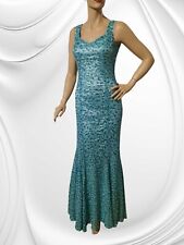 Abendkleid, Cocktailkleid Mit Pailletten, gr. 38/40 Farbe Türkis..