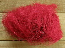 Flachshaar gefärbt weinrot