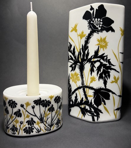 Eschenbach porzellan vase - porzellan,