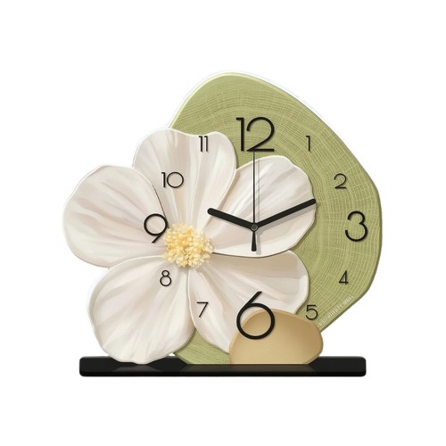 Tischuhr blumenform modern - in,