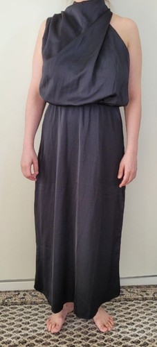 Damen kleid asymmetrisch - kleid,
