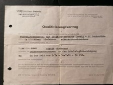 VEB Dachpappe u. Isolierstoffe Coswig/Schkeuditz Qualifiz. Vertrag 1974