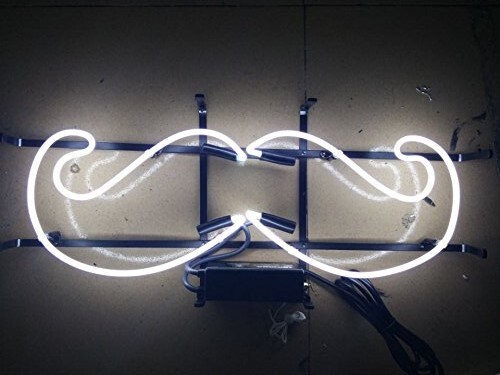 Moustache 43cm glas - moustache,