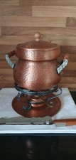 Rustikale kupfer fondue - rustikale,