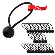 25x Spann-Gummi mit Kugel