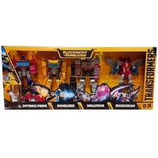 Transformers Figuren Bumblebee Optimus Prime Megatron Starscream 4teilig Hasbro