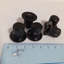 DDR,RFT, 1Stück Drehknopf,für versch.Geräte,Radios?für Achse 6mm,m.Schraube,unb.