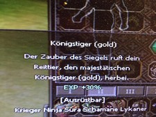 Metin2 DE Azrael Königstiger Fast 1 Tage Reine Reitzeit 30% Mehr EXP
