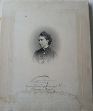 Queen Victoria Autogramm auf