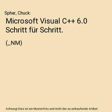 Microsoft Visual C++ 6.0