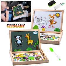Magnetisches Holzpuzzle Kinder Montessori Tafel Lernspielzeug Kinderspielzeug