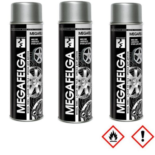 3er sparpack 500ml silber - 3er,