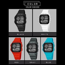 Herren Digitaluhr Wasserdichte