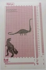 1 handgezeichnetes Mylar Blatt für Knitmaster elektronische Strickmaschine