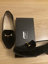 Unützer Größe 39 | Loafers | Schwarz mit Gold | ähnlich Ballerina