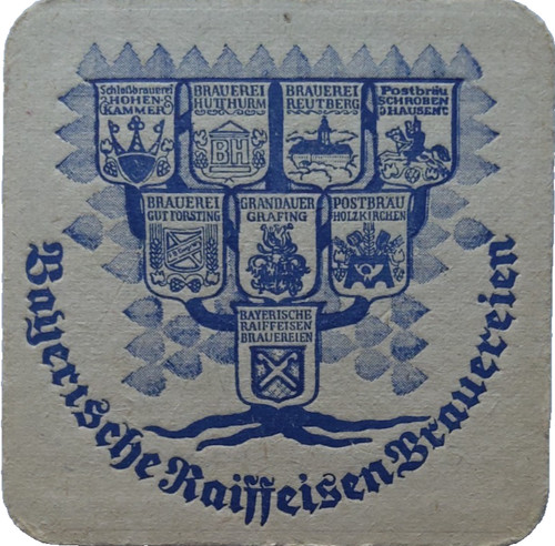 Alter bierdeckel bayerische - alter,