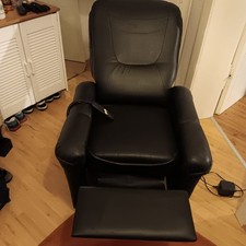  Relaxsessel, Schwarz, voll elektrisch,