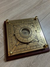 Feng Shui Kompass Holz Vintage Luopan Guter Zustand