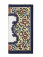 Spanische Fliesen Hausnummer