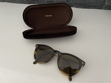 orig. Tom Ford Sonnenbrille Kellan 02 braun gold TF626 Damen Frauen rund Etui