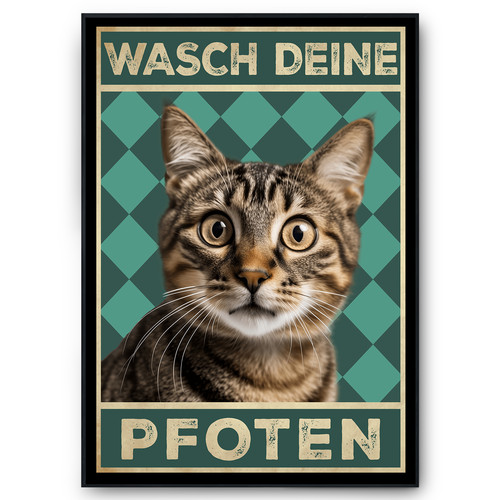 Lustiges katzen poster - lustiges,