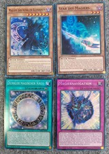 STAB DES MAGIERS DUNKLER MAGISCHER KREIS & MAGIERNAVIGATION - TDIL 1. NM 4er Set