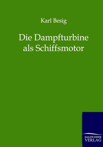 Die dampfturbine als - dampfturbine,