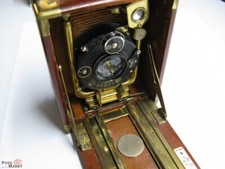 Holzkamera Phönix 6x9 Laufboden-Kamera - Vintage - Objektiv Steinheil 4,5/10,5cm