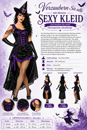Sexy hexenkleid damen - sexy,