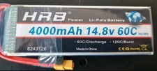 HRB Lipo Akku 14,8V 4S 4000