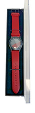 Noon copenhagen uhr rot grau - uhr, rot/grau