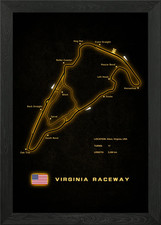 Virginia Raceway Gerahmtes