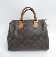 Original Louis Vuitton Speedy 25 Handtasche Monogramm braun F#45442