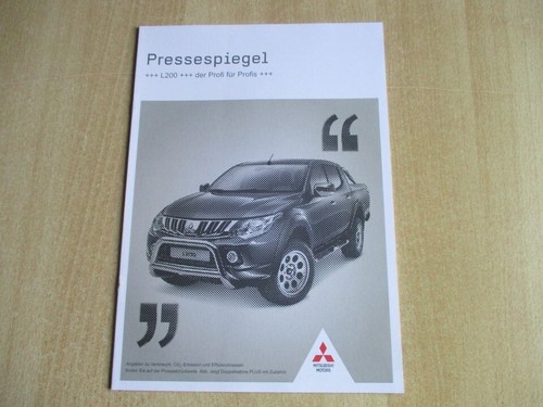 Autoprospekt vom mitsubishi - autoprospekt,