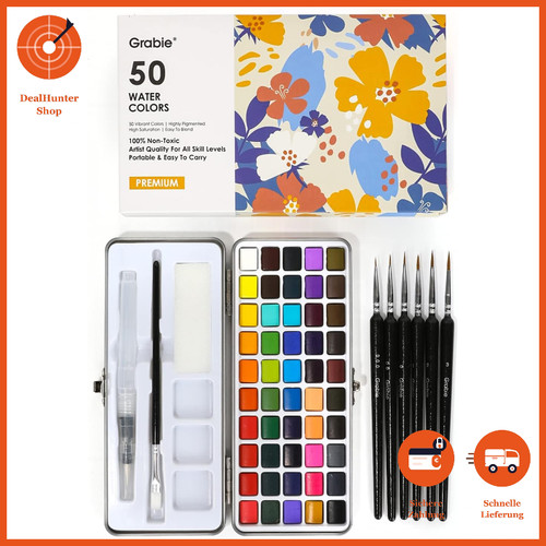 Aquarellfarben set farben - aquarellfarben-set, 50