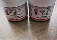 Shabby Chic Vintage Kreidefarbe Antik Violett Lila Flieder 2x Marabu