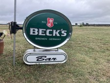 Leuchtreklame Bier Becks